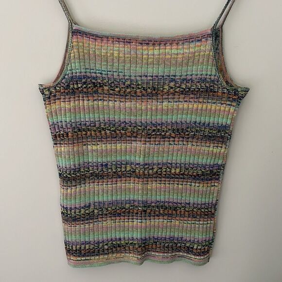 NWT Banana Republic Knit Tank Top Multi colored. Size Medium‎ - Picture 2 of 9